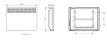 AEG WKL 505 Wandkonvektor Elektroheizung 500 Watt Leistung