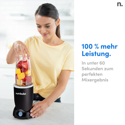 Nutribullet Pro 1200 Multifunktionsmixer – 1200W, Schwarz