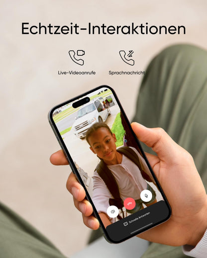 eufy Security Video-Türklingel C31 mit Chime, 2K FHD, kabellos