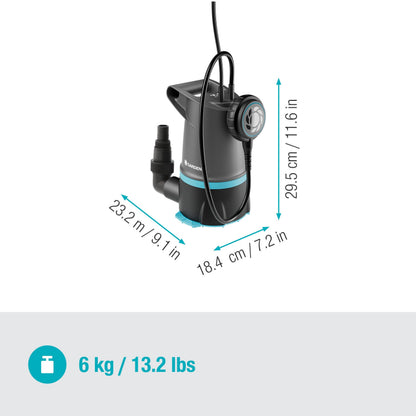 Gardena 2-in-1 Klar-/Schmutzwasser-Tauchpumpe 20000 BASIC