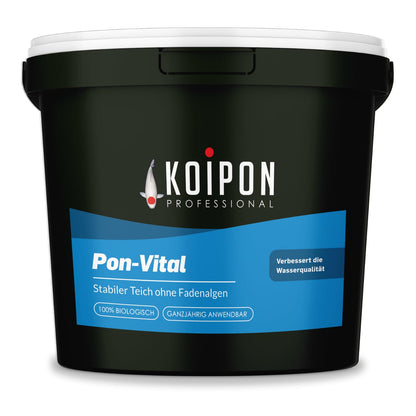 KOIPON Pon-Vital 2,5 kg – biologische Teichpflege gegen Fadenalgen