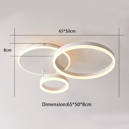 MOUNM LED Deckenleuchte Dimmbar 3000-6000K - 65x50cm