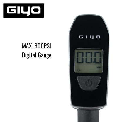 GIYO GS-52L Digitale Schockpumpe, 600 PSI, Aluminiumfass