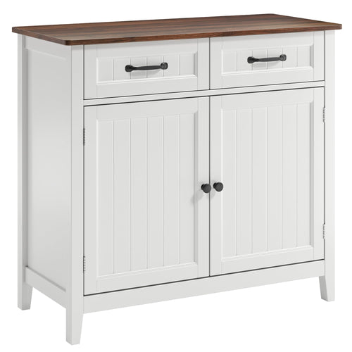 Bealife Küchenschrank Sideboard – Schubladen & Türen, Braun