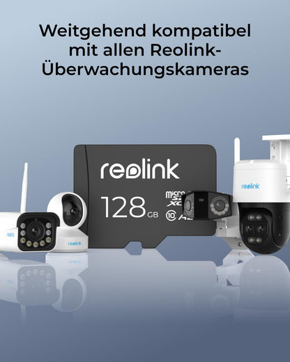 Reolink microSDXC Speicherkarte 128 GB, UHS-I U3, V30, A2, 100 MB/s