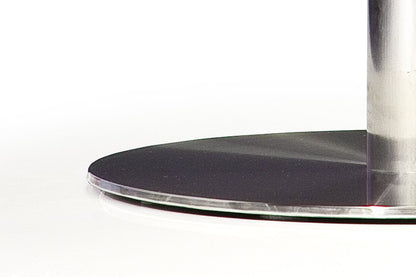 Robas Lund CA.STA Barhocker weiss – PU/Edelstahl drehbar