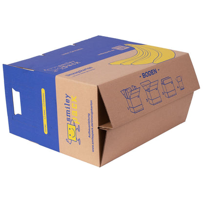 smiley pack Bananenkiste Umzugskartons zweiwellig – 30 Stück