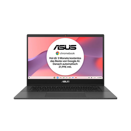 ASUS Chromebook CM1 CM1402CM2A Laptop in Gravity Grey, für mobiles Arbeiten und Lernen mit Chrome OS.