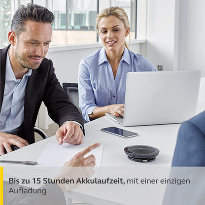 Jabra Speak 510 Konferenzlautsprecher mit Bluetooth und USB, Schwarz