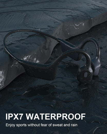 SANOTO Knochenschall Kopfhörer DG08-H, Open-Ear Bluetooth 5.3 Sport