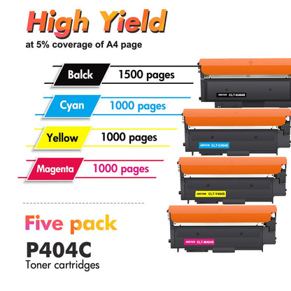 Samsung CLT-P404C Toner Multipack 4er-Pack - 4 Farben