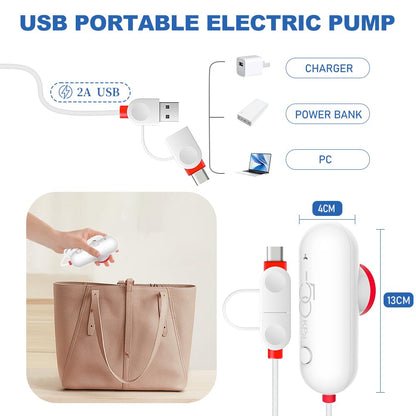 Vacbird Vakuumbeutel für Kleidung, 15 Stück mit USB-Elektropumpe