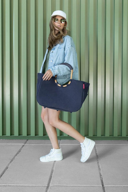 reisenthel loopshopper L midnight gold – Shopper aus recyceltem PET