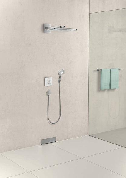 hansgrohe ShowerSelect Glas UP Thermostat - 2 Funktionen Weiss/Chrom