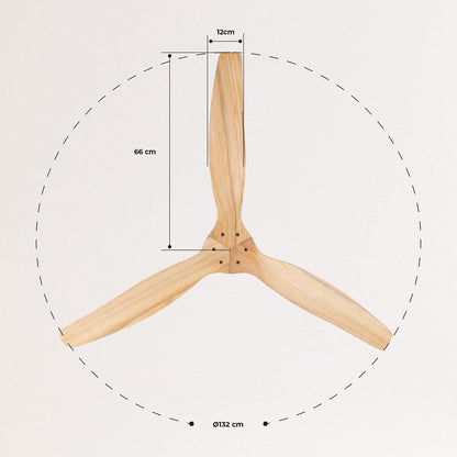 CREATE WINDCALM Deckenventilator - Weiss Ø132cm Fernbedienung