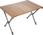 TIMBER RIDGE Campingtisch klappbar, höhenverstellbar, Aluminium, braun