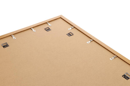 ACAZA Bilderrahmen DIN A1 59,4x84 cm MDF in warmer Eiche, Acrylglas