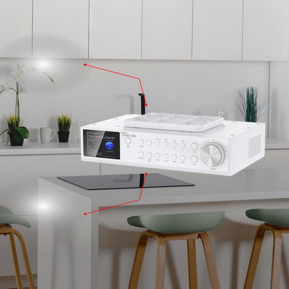 Regent Cucina 200 Küchenradio Unterbau DAB+ Bluetooth - Schwarz