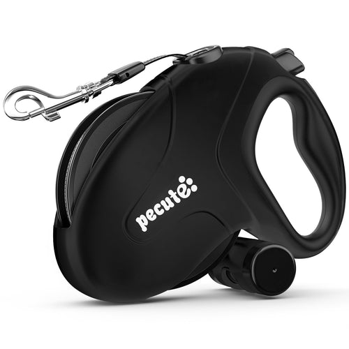 Pecute Rollleine 10 m, einziehbare Hundeleine für Hunde bis 50 kg, TPE-Griff, ABS-Gehäuse
