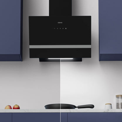 CIARRA CBCB6736H Kopffreie Schräghaube 60cm - Schwarz