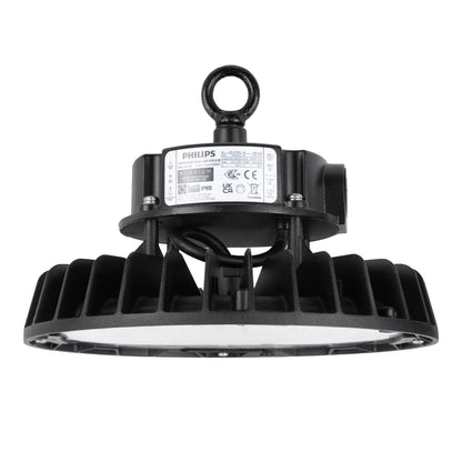 Ledvion LED Hallenstrahler 150W UFO Lampe – Dimmbar 4000K. Scheibenförmiger LED-Strahler für helle Beleuchtung großer Hallen.