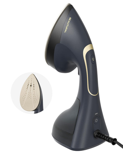 BEAUTURAL Dampfglätter & Bügeleisen 2-in-1, 1500 W, 200 ml mit Keramik-Heizplatte für Dampf- und Trockennutzung