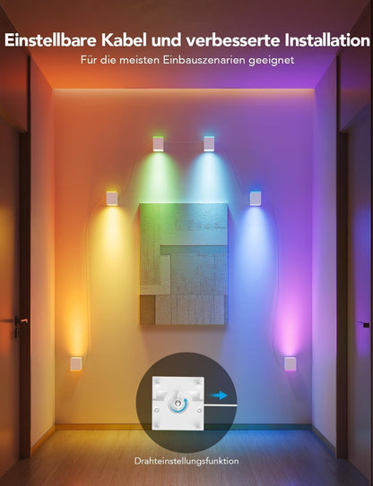 Govee RGBIC LED Wandleuchte Innen – Alexa, WiFi & Deko