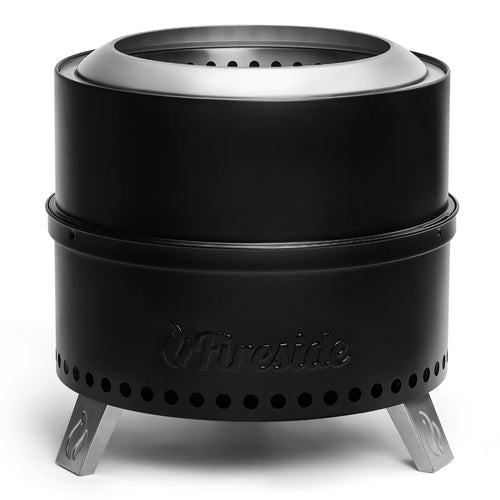 TURBRO 48.3 cm rauchfreie Outdoor Holz-Feuerstelle - Edelstahl