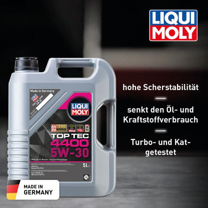 LIQUI MOLY Top Tec 4400 5W-30 Motoröl Synthesetechnologie 5 Liter