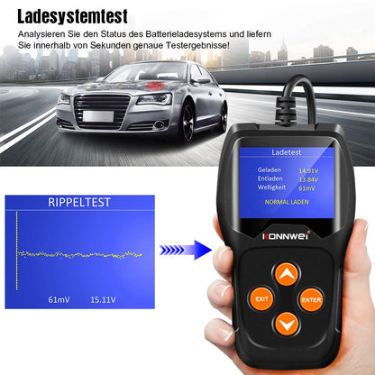 KONNWEI KW600 Professioneller 12V Batterietester - 100-2000 CCA, 220AH