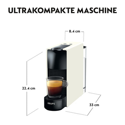 Nespresso Krups XN1101 Essenza Mini Kapselmaschine – Weiss