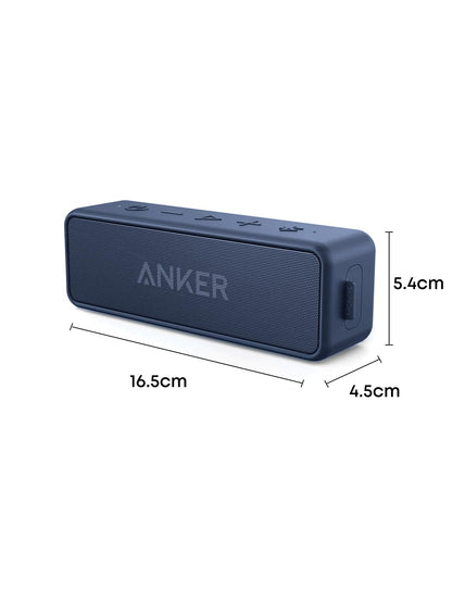 Anker soundcore 2 Bluetooth Lautsprecher, 24h Akku, IPX7