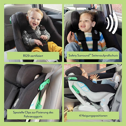 Graco Extend™ LX R129 Reboarder Kindersitz - Midnight Schwarz