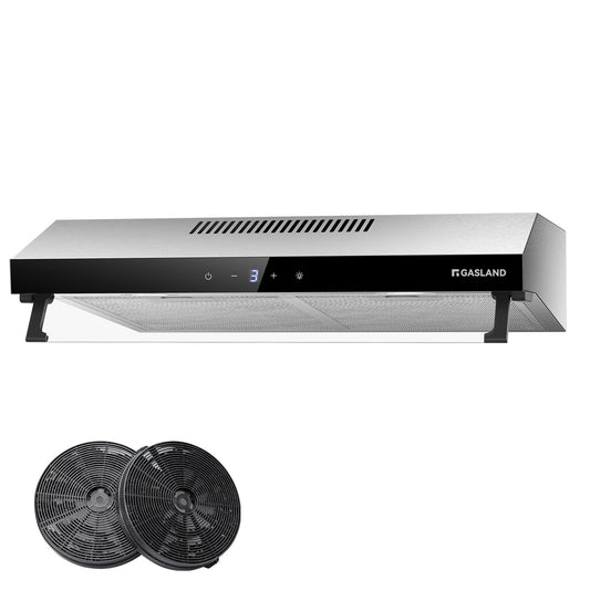 GASLAND Chef UC60SS Unterbauhaube 60cm - Umluft Edelstahl, rechteckige Haube für Umluft-Dunstabzug über Kochfeldern.