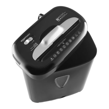 Amazon Basics Aktenvernichter, Mikroschnitt, Sicherheitsstufe 4