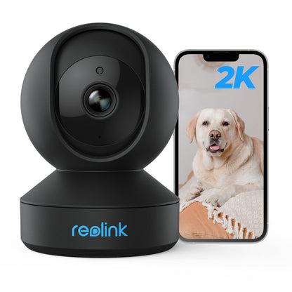 Reolink E1 WLAN Überwachungskamera innen 2K 3MP schwenkbar schwarz mit IR-Nachtsicht und 2-Wege-Audio
