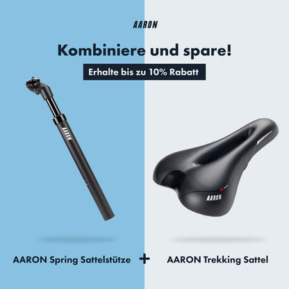 AARON Spring Federsattelstütze 27.2mm, 350mm – Schwarz
