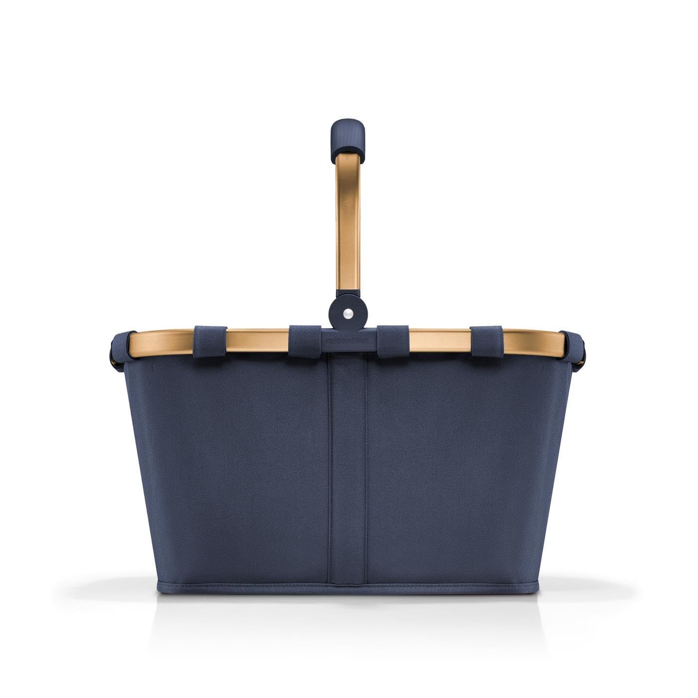 reisenthel carrybag Midnight Gold – Einkaufskorb mit Innentasche und wasserabweisendem Material
