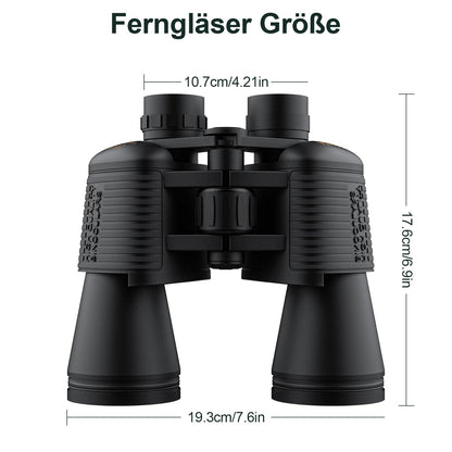 Opaita Fernglas 20x52 HD mit FMC-Objektiven und BAK-4-Prismen