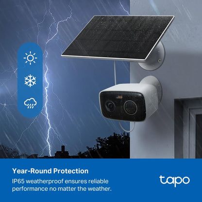 Tapo C400 KIT Solar Überwachungskamera mit 1080p und Farbnachtsicht