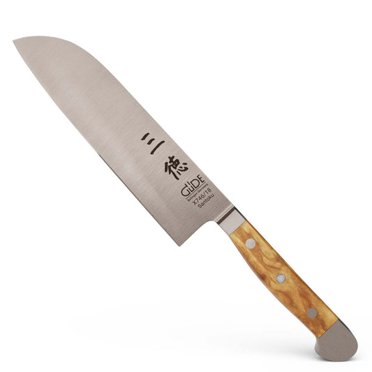 GÜDE ALPHA OLIVE Santoku Messer geschmiedet – 18 cm