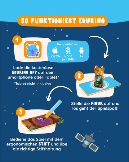 Edurino Lern-Bundle 5 Spiele 4-8 Jahre mit Stift