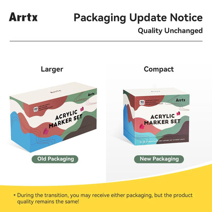Arrtx Acrylstifte Marker Pinselspitze wasserfest - 90 Farben