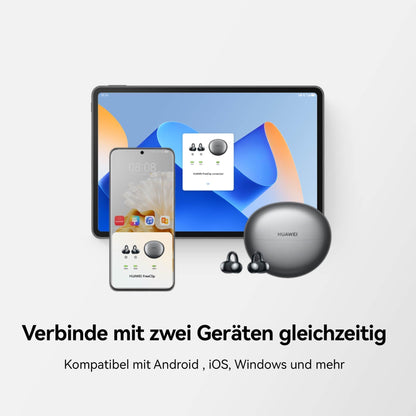 HUAWEI FreeClip Open-Ear-Kopfhörer, kabellos, Schwarz