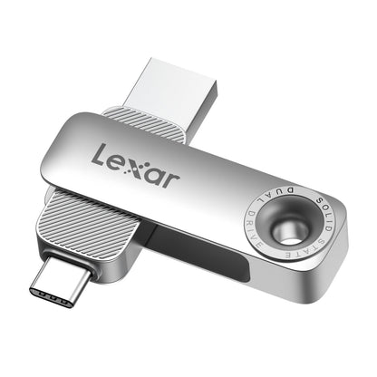 Lexar D50E 128GB USB-Stick, Solid State Dual Drive mit USB-C & USB-A und Metallgehäuse