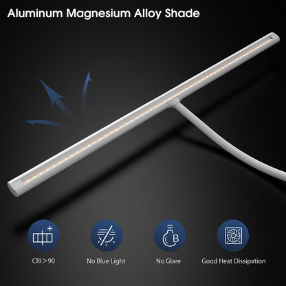 EYOCEAN LED Monitorlampe 80cm – Klemmbar, Gestensteuerung Weiss