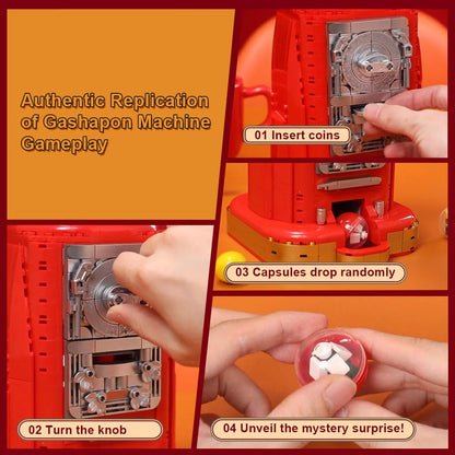 PANTASY Retro Kaugummiautomat Baukasten-Set – Klassik