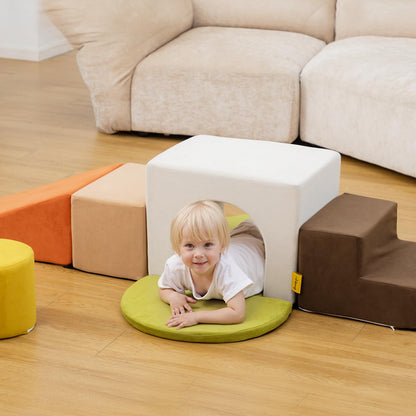 BanaSuper Kinder Schaumstoff Kletterblöcke Bausteine Set - bunt XXL