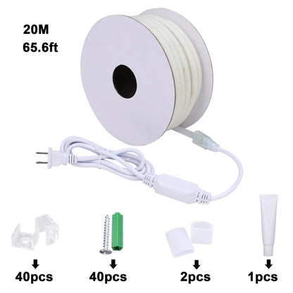 BENLUN 220V COB LED Streifen Aussenbereich - 20M, 3000K Warmweiss