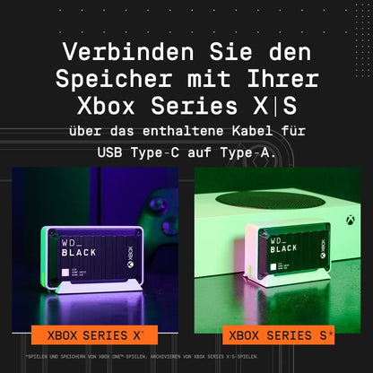 WD_BLACK D30 Game Drive SSD 2 TB für PS5 & Xbox Series
